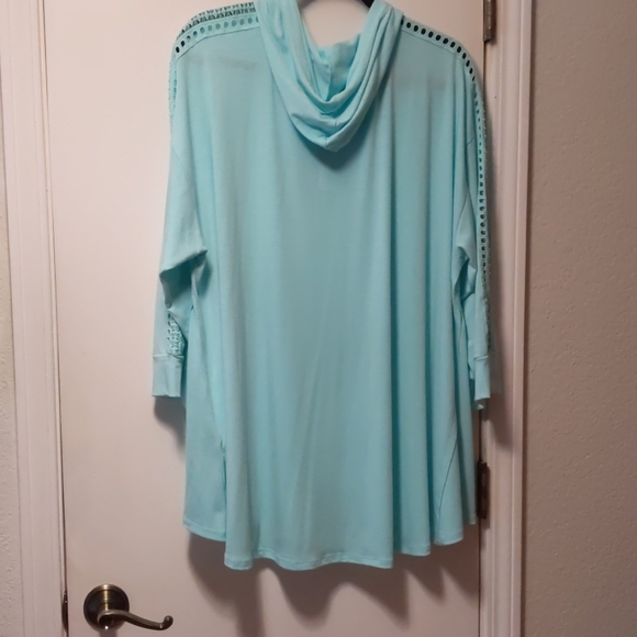 Knit Hoodie w/ 3/4 Sleeves - 22/24 - Picture 4 of 7